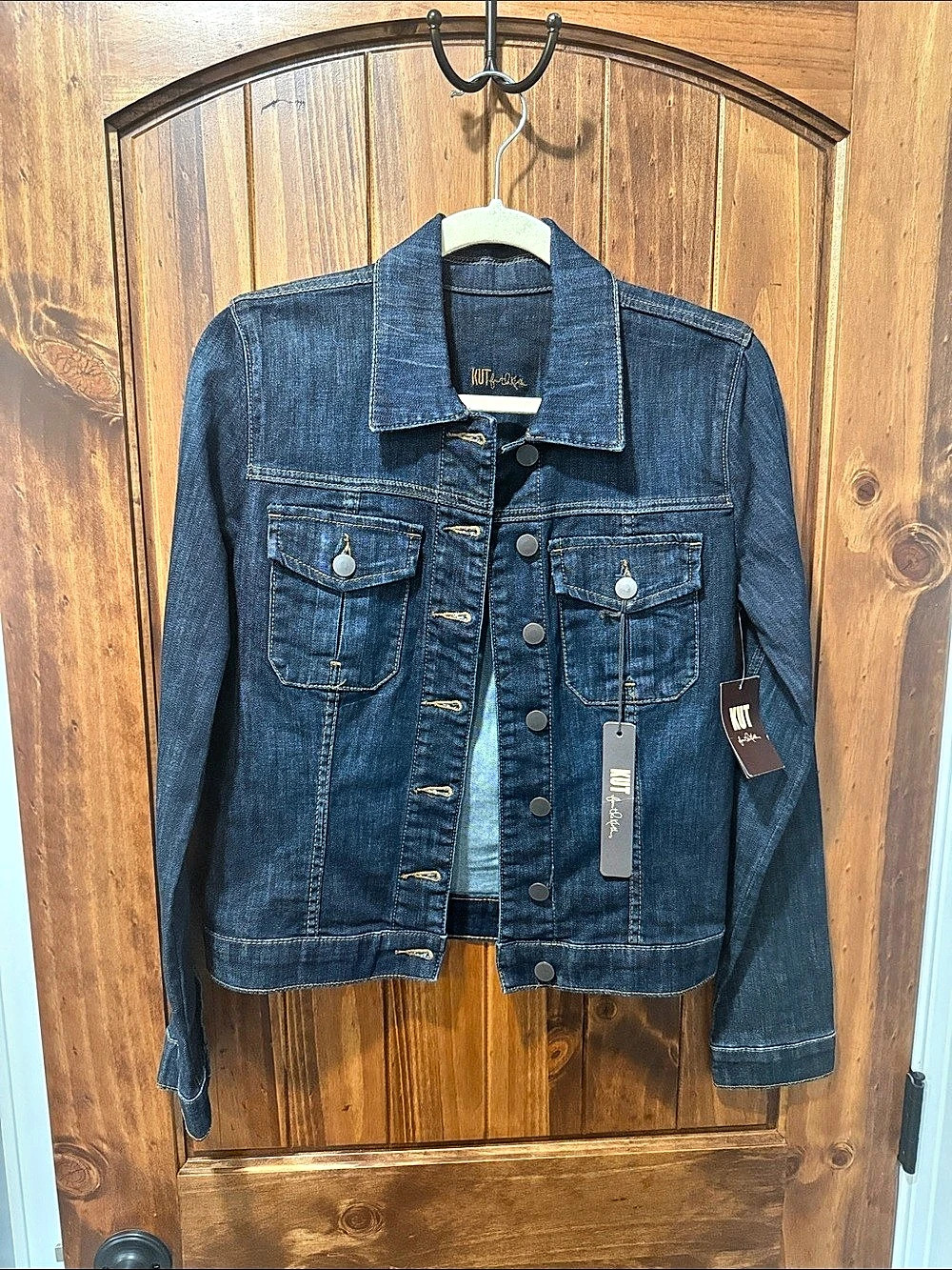 Kut from the Kloth Denim Jean Jacket in Blue Size small NWT